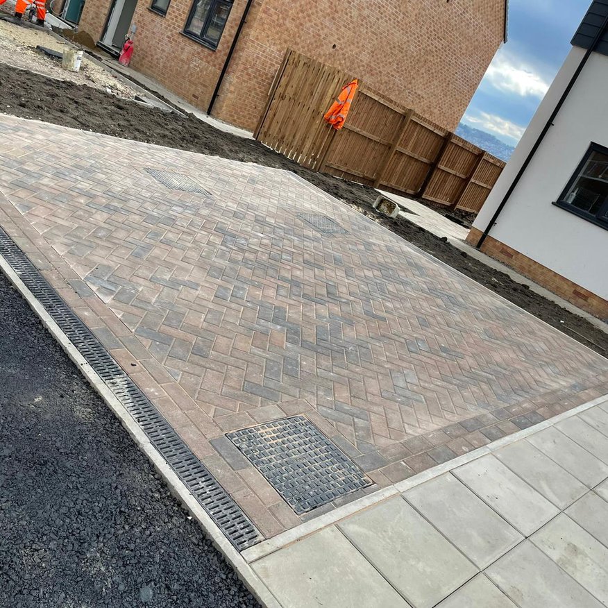 Block paving works